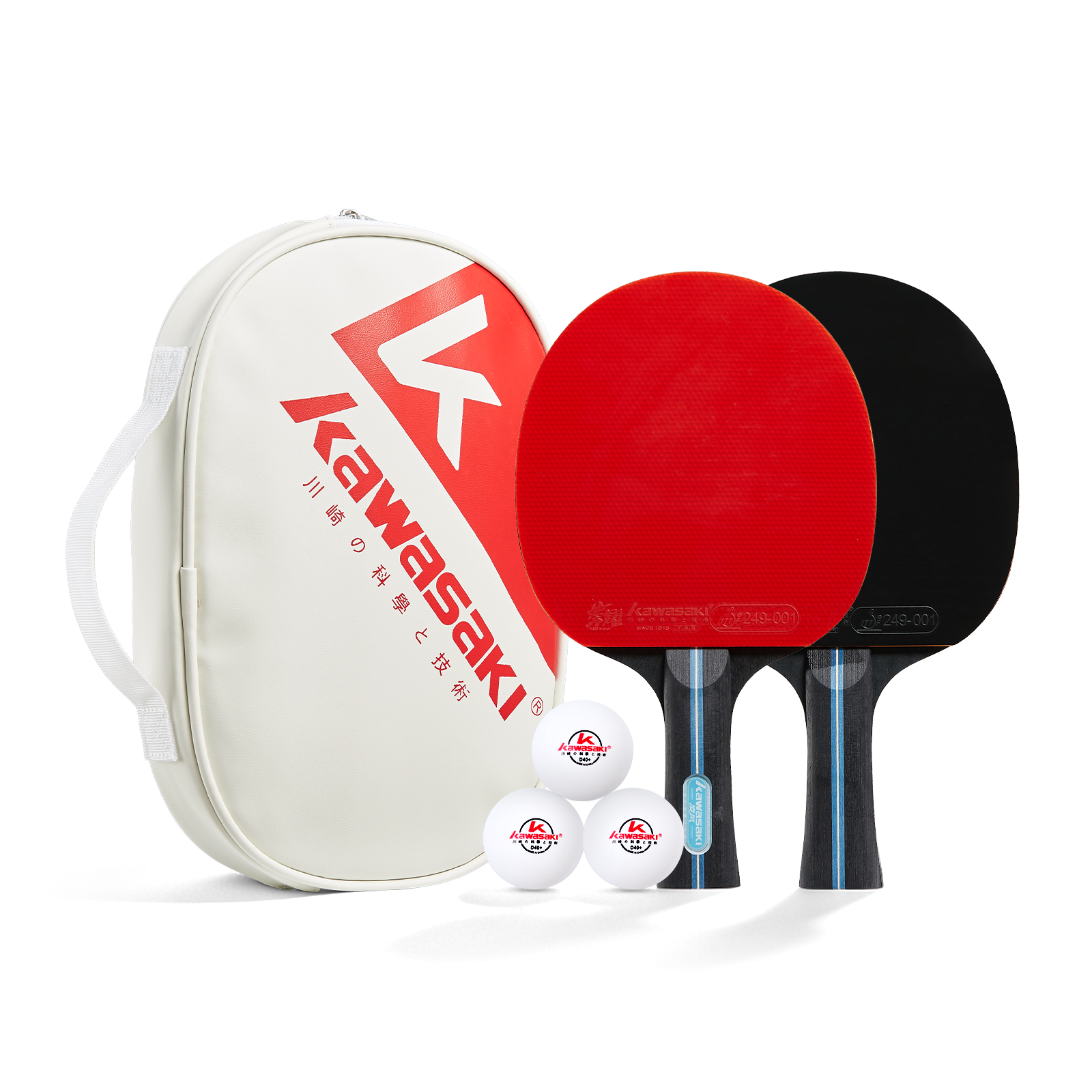 Table Tennis How To Play - Kawasaki Table Tennis Equipment Set 2PCS