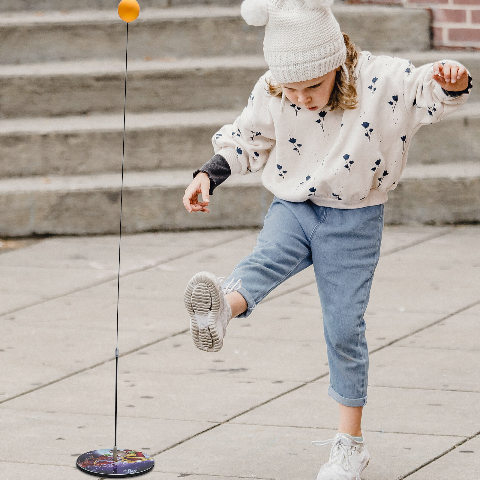 Table Tennis For Kids - 1Set Table Tennis Trainer Elastic Shaft