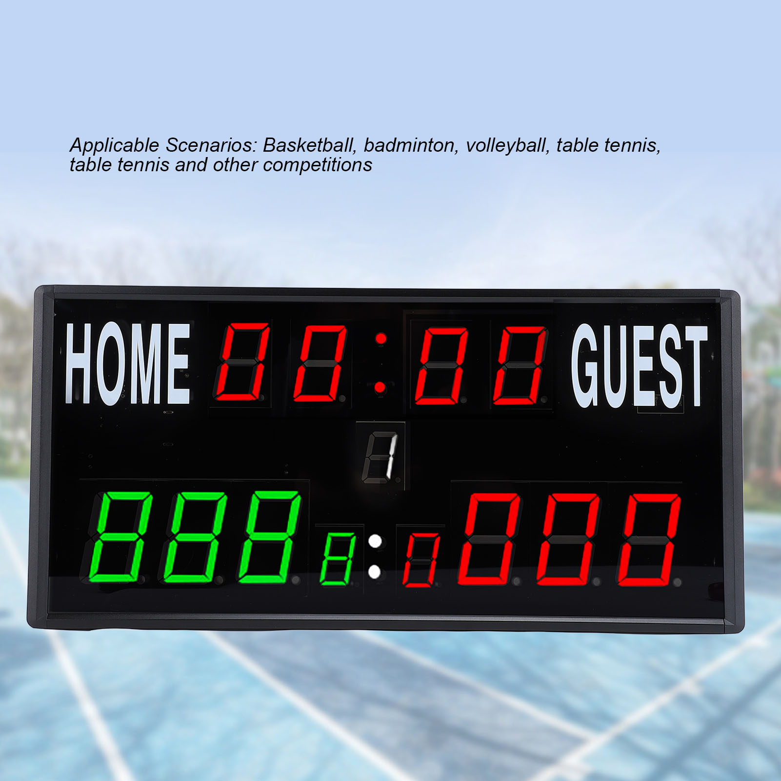 Table Tennis Score - LED Scoreboard Multifunctional Countdown Match Time