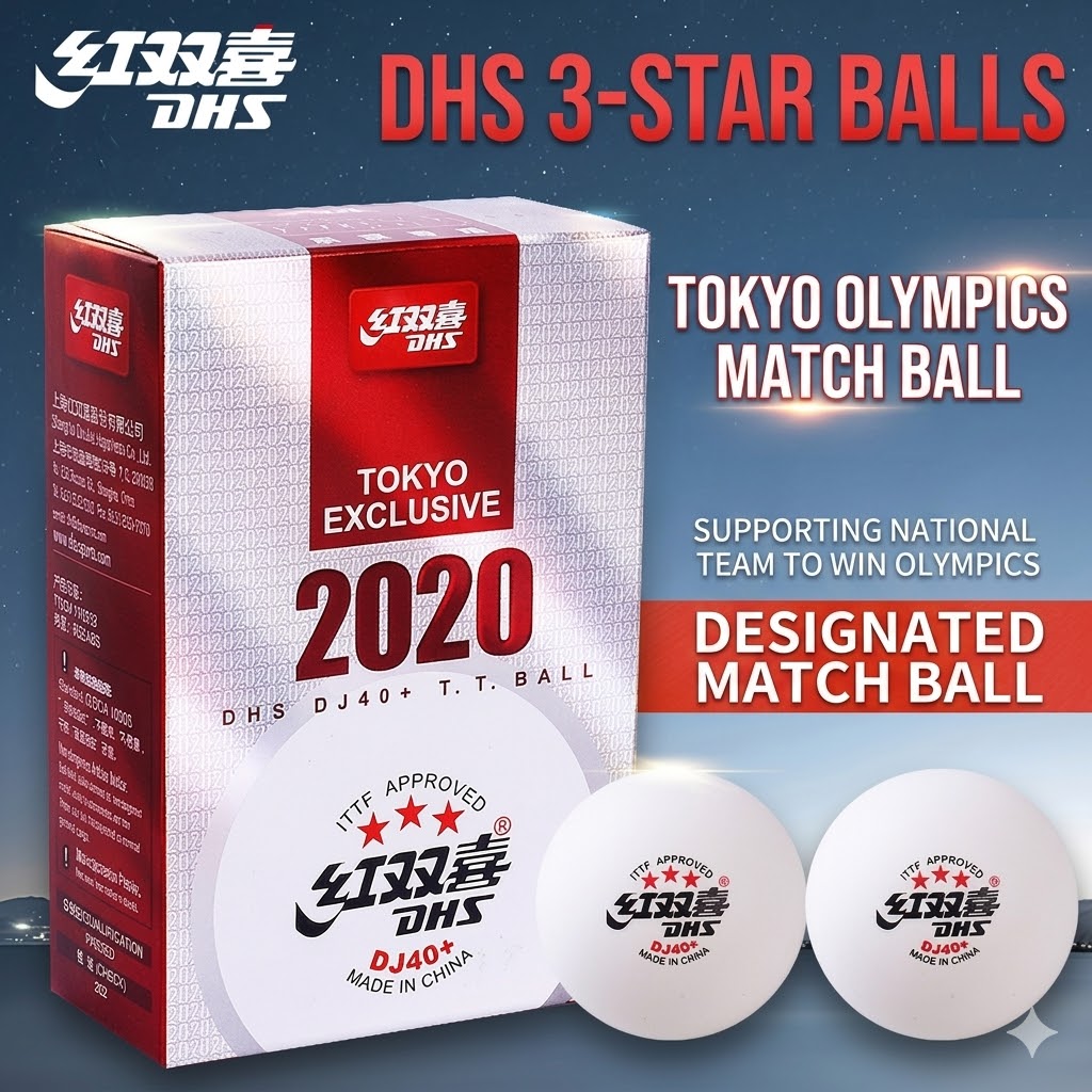 Table Tennis How To Play - 6pcs Original DHS WTT Ping Pong