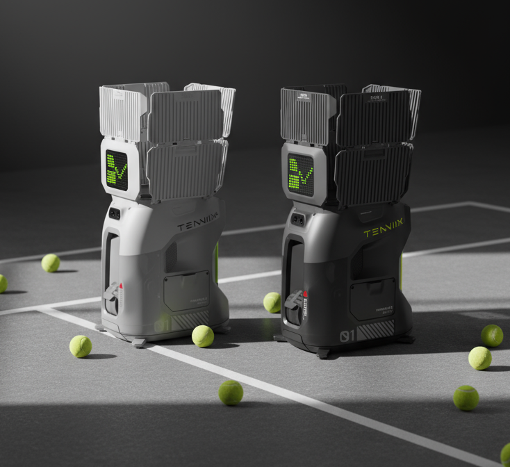 Robot Ball Machine - Tenniix Tennis Ball Machine Vision-Based AI