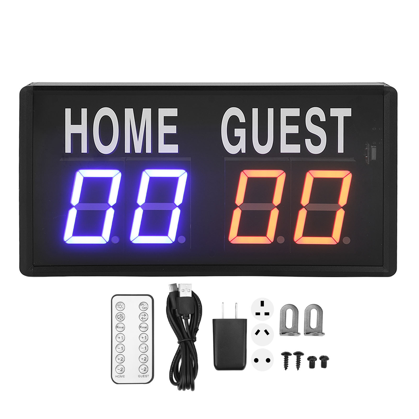 Table Tennis Score - Electronic Scoreboard Aluminum Alloy Remote Control