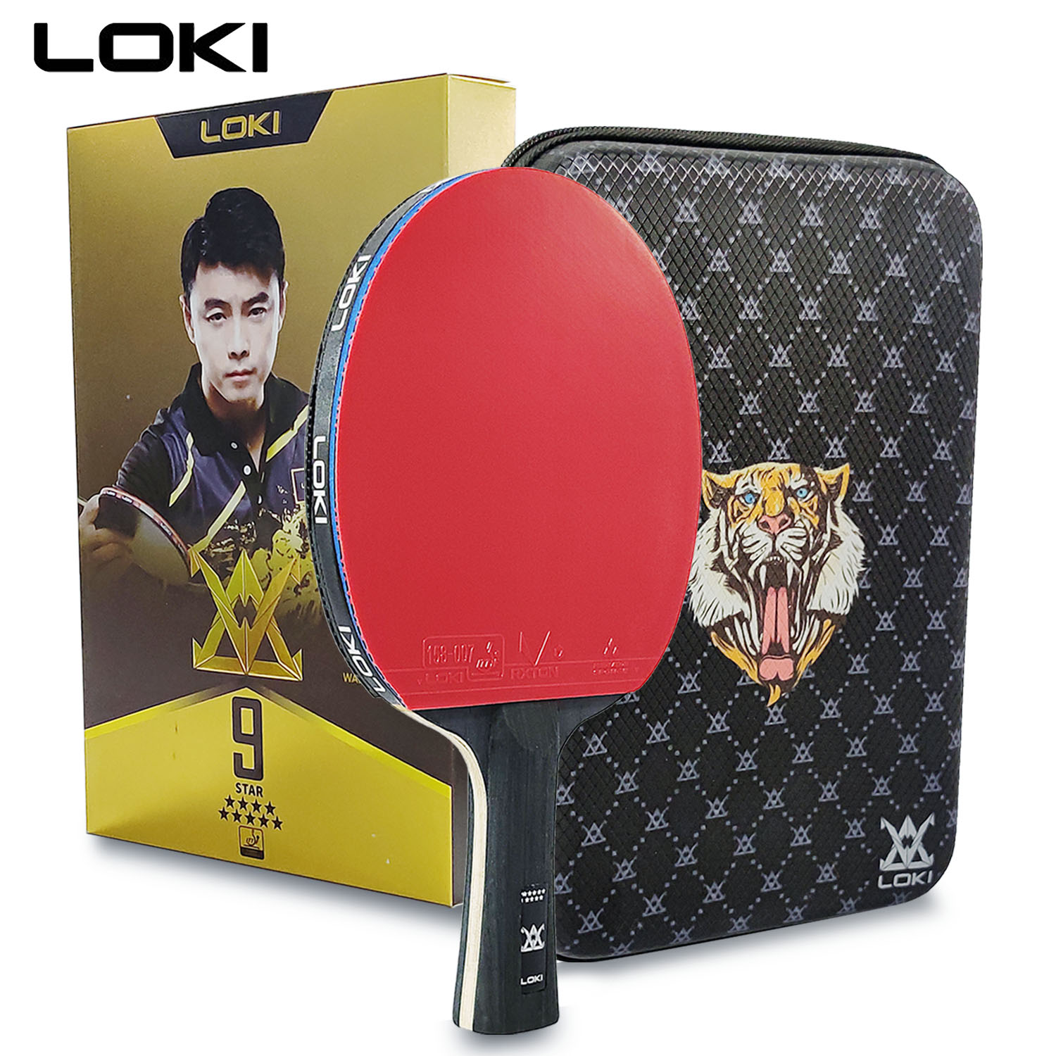 LOKI 9 Star Table Tennis Racke - Table Tennis Spin recension och pris