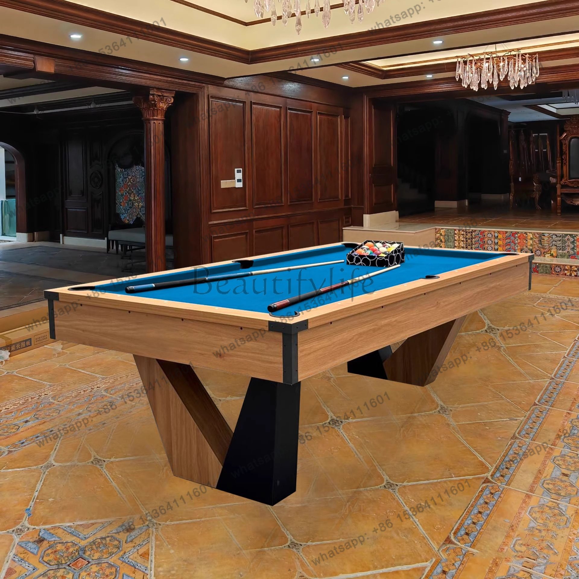 Billiards table marble black e - Table Tennis Or Tennis Table recension och pris