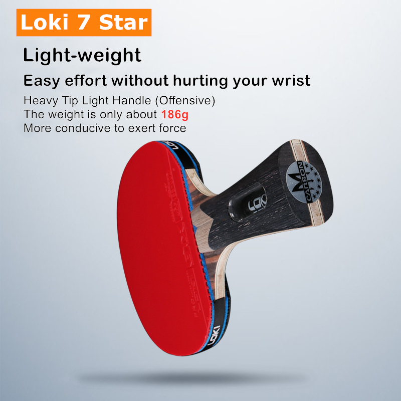 Loki 7 Star Table Tennis Racke - Table Tennis Padel recension och pris