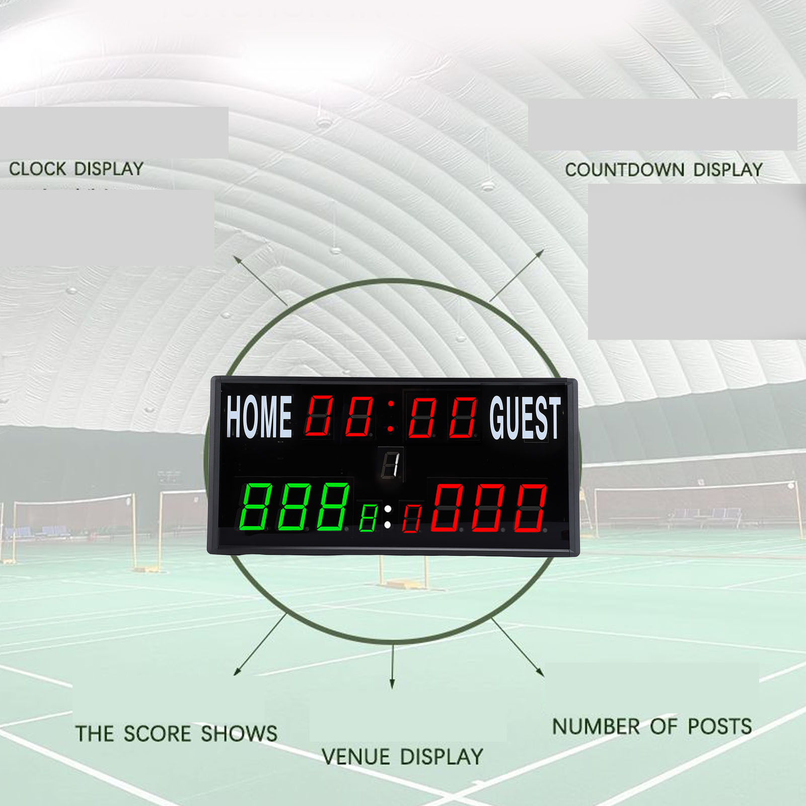 LED Scoreboard Multifunctional - Table Tennis Score recension och pris