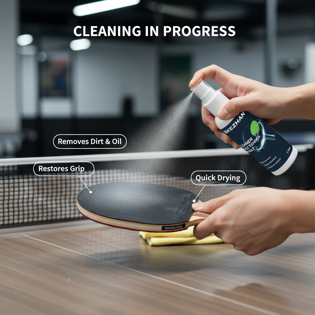 Ping Pong Paddle Cleaner Spray - Table Tennis Spin recension och pris
