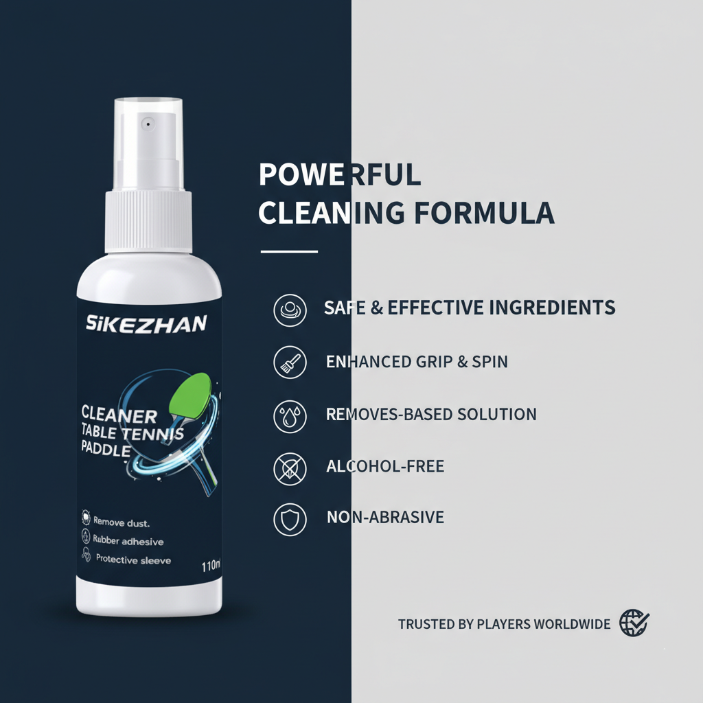 Ping Pong Paddle Cleaner Spray - Table Tennis Spin recension och pris