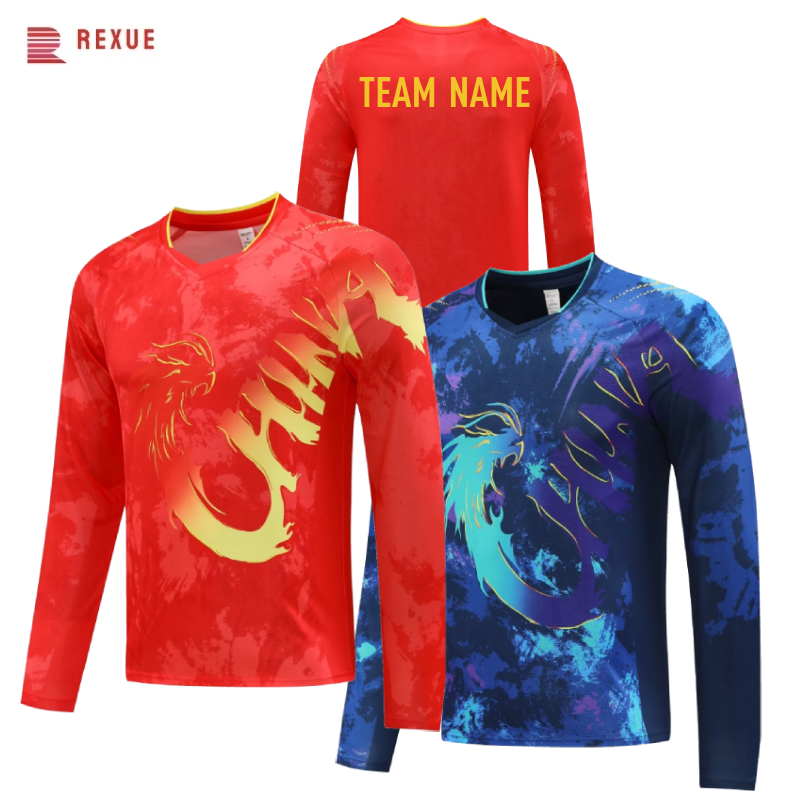 China Dragon Long Sleeve Table - Table Tennis Shirt recension och pris
