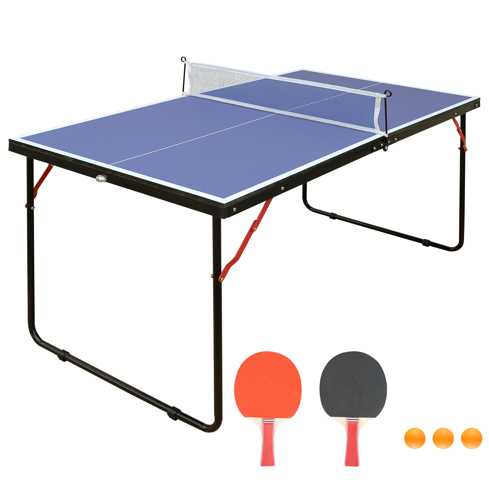 Table Tennis Table Foldable &  - Table Tennis Net Set recension och pris