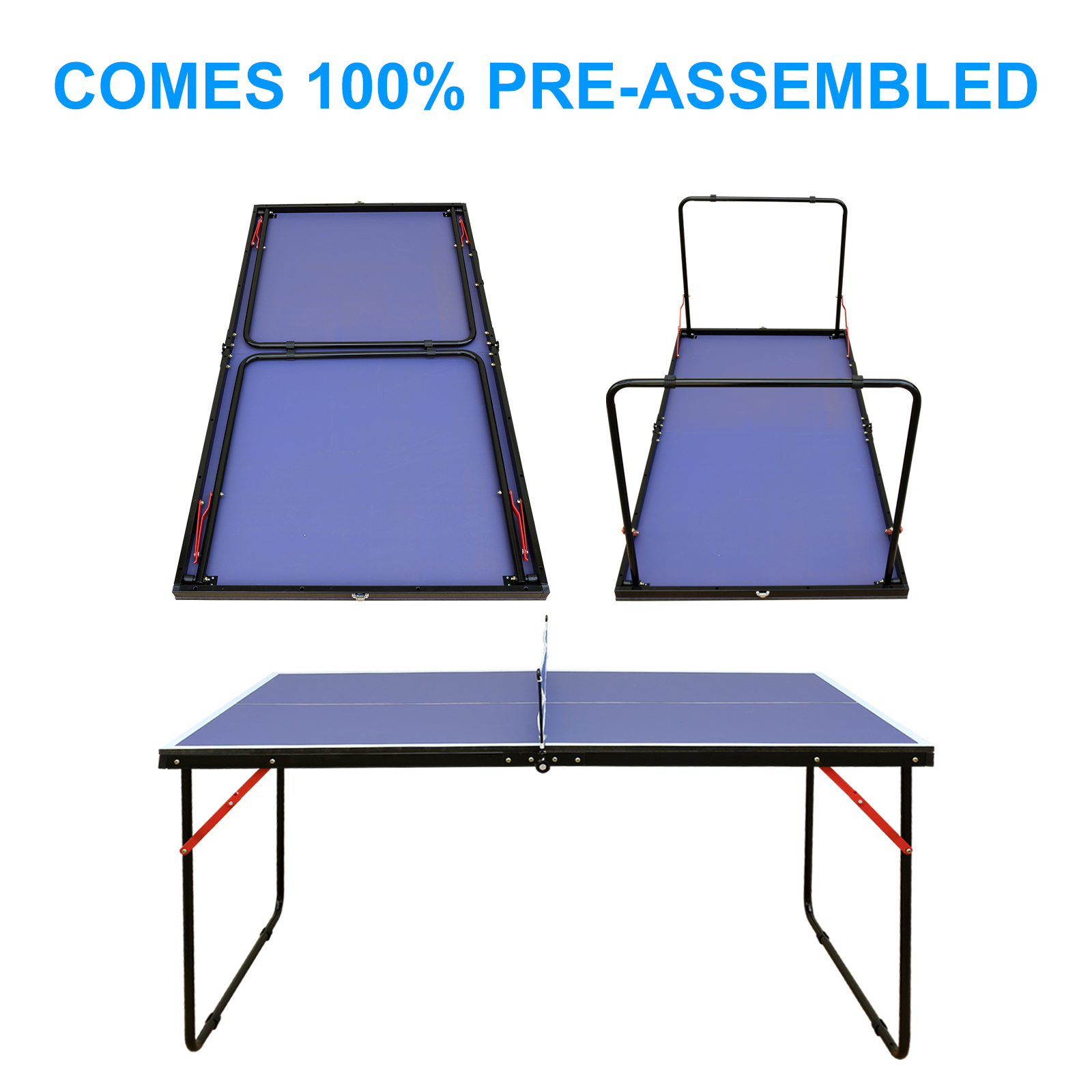 Table Tennis Table Foldable &  - Table Tennis Net Set recension och pris