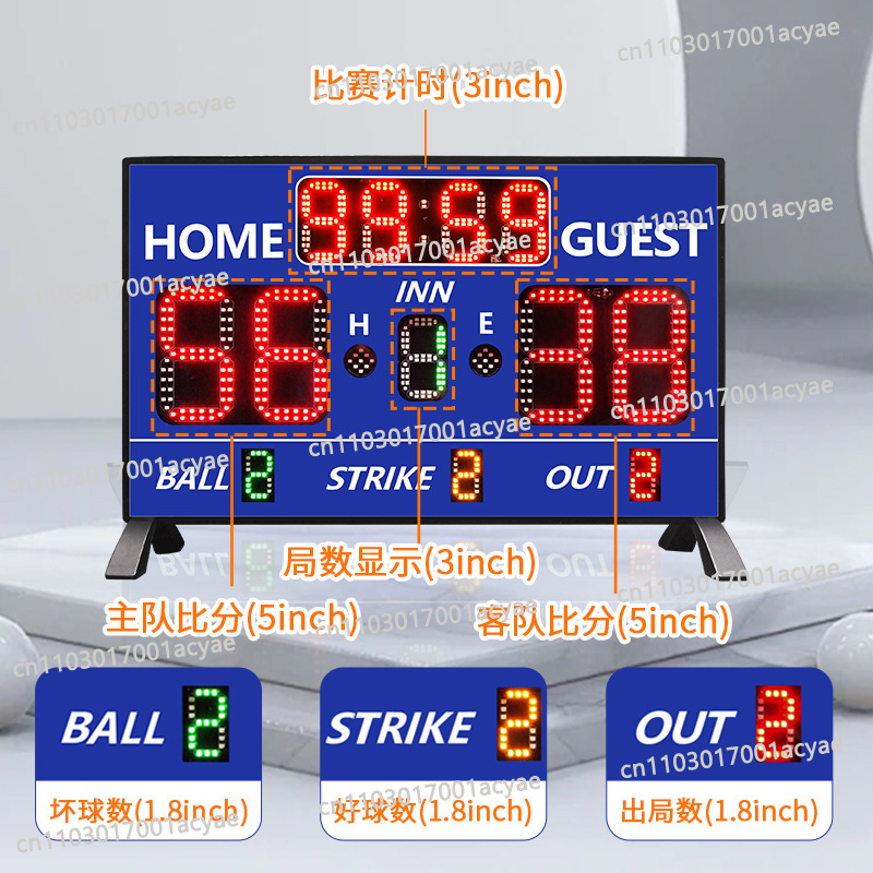 Sports game scoreboard, timing - Table Tennis Score recension och pris
