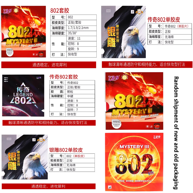 2025 New 729 Legend 802 Table  - Table Tennis Or Tennis Table recension och pris