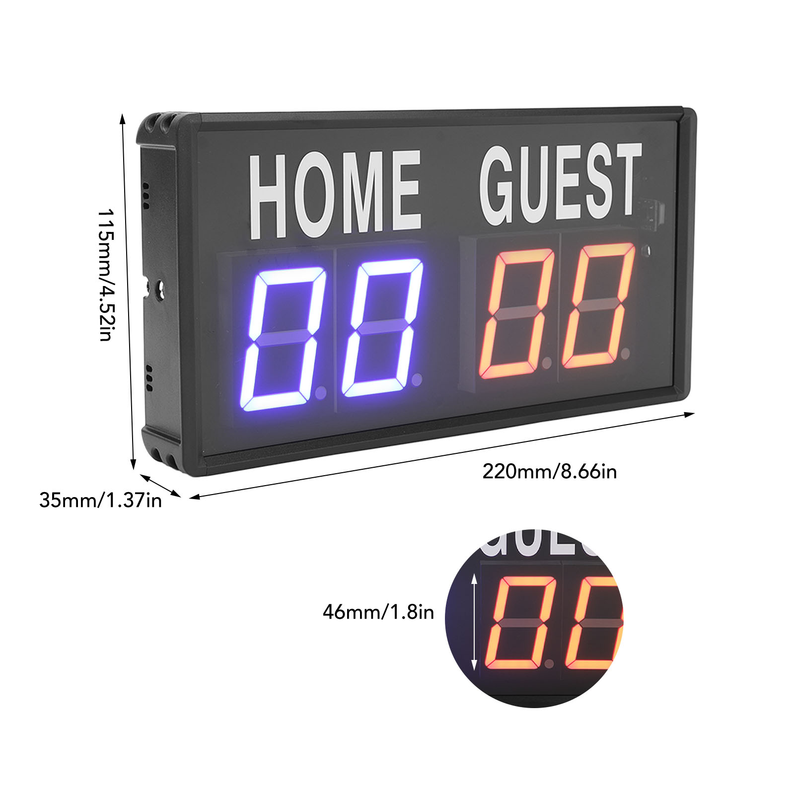 Electronic Scoreboard Aluminum - Table Tennis Score recension och pris