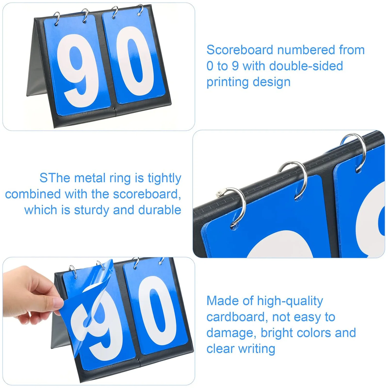 2 Pcs Scoreboard Flipper - 2 D - Table Tennis Score recension och pris