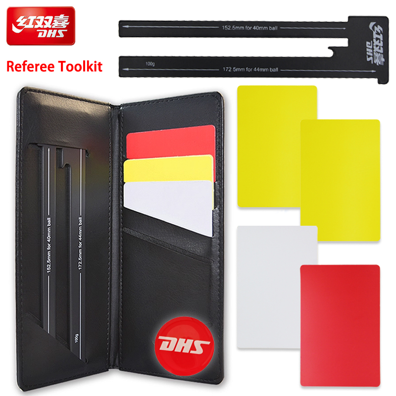 DHS Referee Kit for Table Tenn - Table Tennis Yellow Card recension och pris