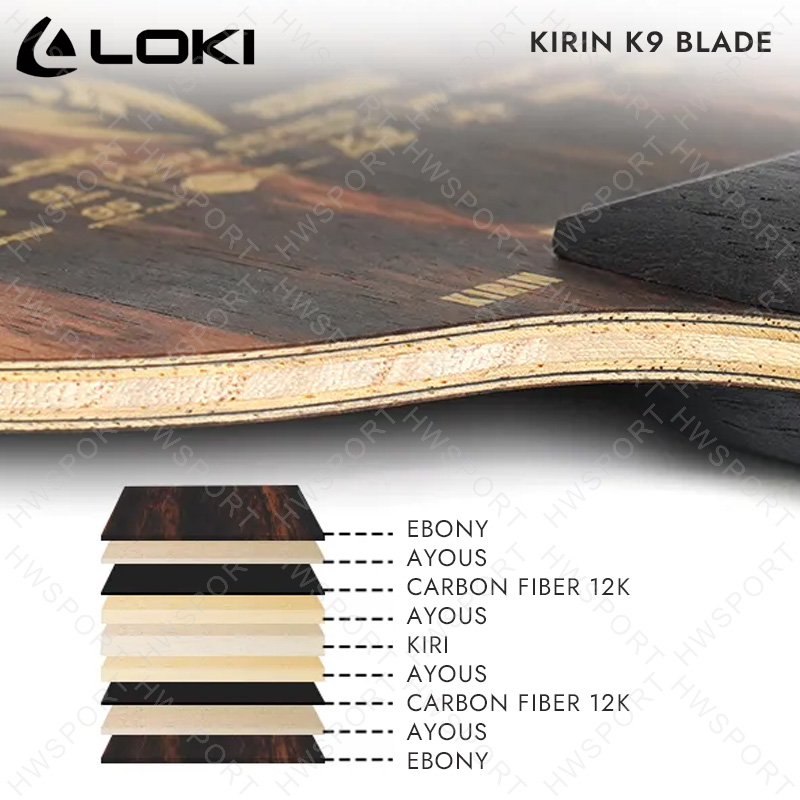 LOKI KIRIN K9 K10 K11 Table Te - Table Tennis Padel recension och pris